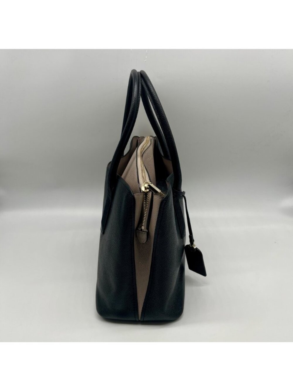 Kate Spade Black Pebbled Leather Margaux Satchel Bag - Picture 4 of 11